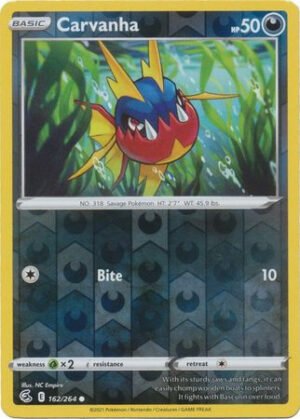 Fusion Strike 162/264 Carvanha (Reverse Holo)