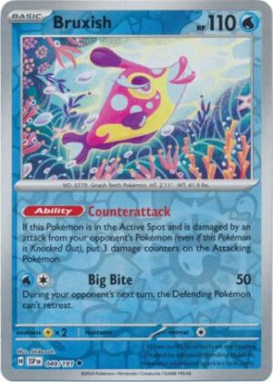 SV Surging Sparks 049/191 Bruxish (Reverse Holo)