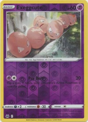 Crown Zenith 057/159 Exeggcute (Reverse Holo)