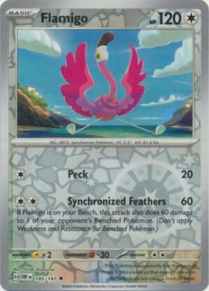 SV Obsidian Flames 185/197 Flamigo (Reverse Holo)