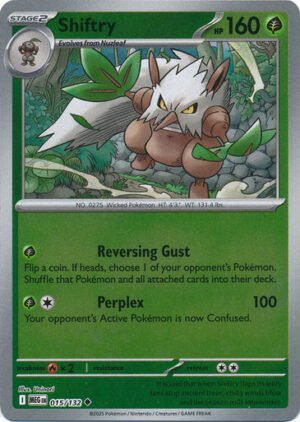 Mega Evolution 015/132 Shiftry (Reverse Holo)