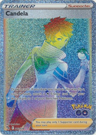 Pokemon GO 083/078 Candela (Rainbow Rare)