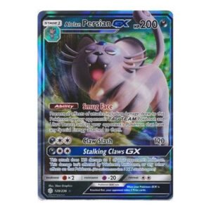 SM Cosmic Eclipse 129/236 Alolan Persian GX (Half Art)