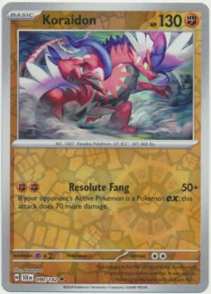 SV Stellar Crown 090/142 Koraidon (Reverse Holo)