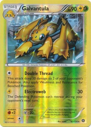 XY Steam Siege 42/114 Galvantula (Reverse Holo)