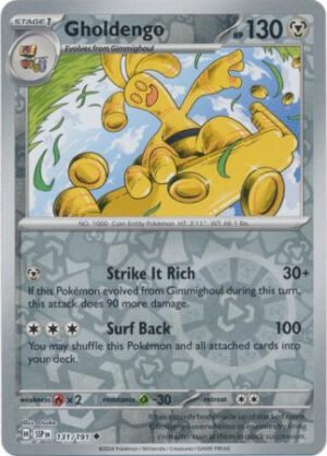 SV Surging Sparks 131/191 Gholdengo (Reverse Holo)