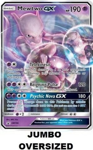 JUMBO Mewtwo GX - SM196