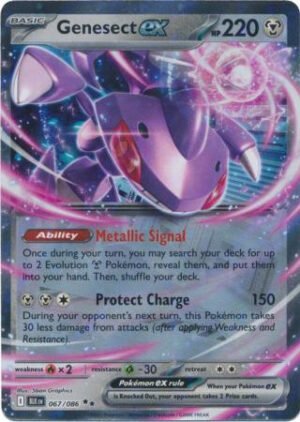 SV Black Bolt 067/086 Genesect ex (Half Art)