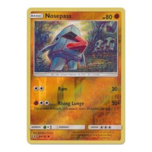 SM Guardians Rising 69/145 Nosepass (Reverse Holo)
