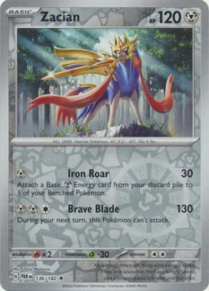SV Paradox Rift 136/182 Zacian (Reverse Holo)