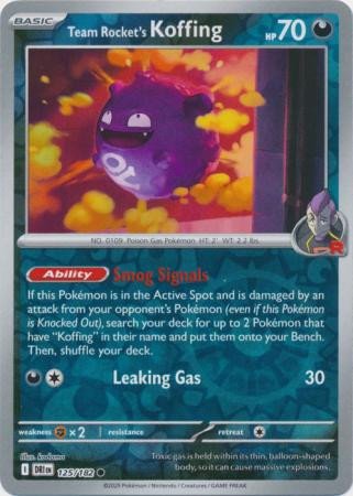 SV Destined Rivals 125/182 Team Rocket’s Koffing (Reverse Holo)