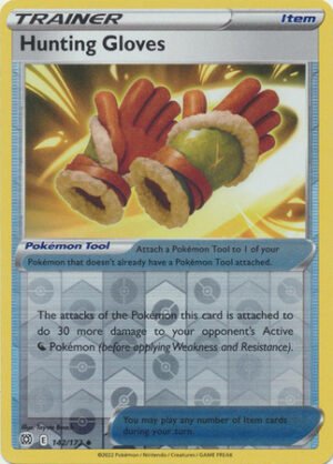 Brilliant Stars 142/172 Hunting Gloves (Reverse Holo)