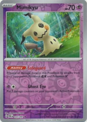 SV Paldean Fates 037/091 Mimikyu (Reverse Holo)