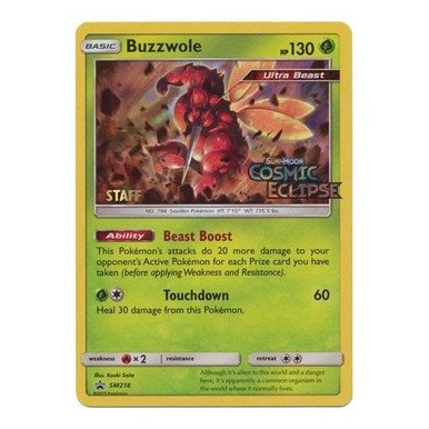 Sun & Moon Promo SM218 Buzzwole (Staff)