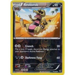XY Base Set 70/146 Krokorok (Reverse Holo)