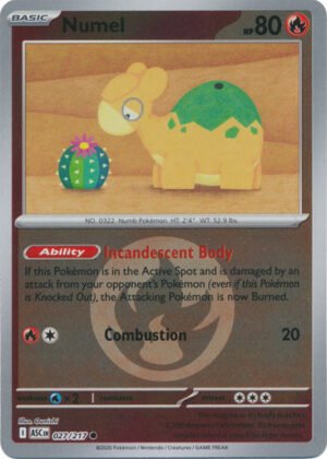 ME Ascended Heroes 027/217 Numel (Reverse Holo ENERGY SYMBOL)