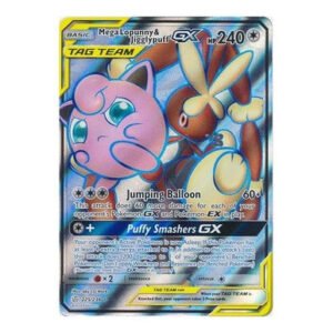 SM Cosmic Eclipse 225/236 Mega Lopunny & Jigglypuff GX (Tag Team Full Art)