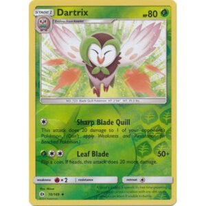 Sun and Moon (Base Set) 10/149 Dartrix (Reverse Holo)