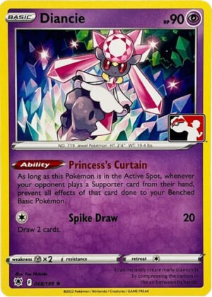 Astral Radiance 068/189 Diancie (Prize Pack League Promo Non-Holo)