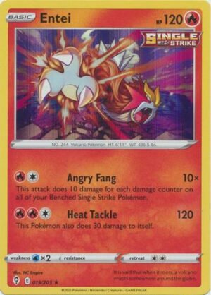 Evolving Skies 019/203 Entei (Holo)
