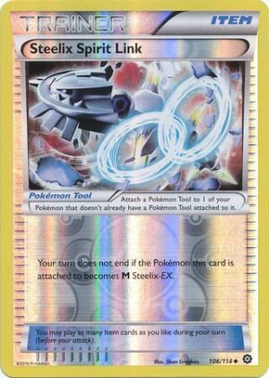 XY Steam Siege 106/114 Steelix Spirit Link (Reverse Holo)