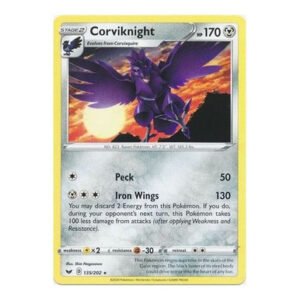 Sword & Shield (Base) 135/202 Corviknight