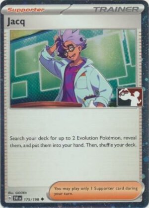 Scarlet & Violet (Base Set) 175/198 Jacq (Prize Pack League Promo Cosmo Holo)