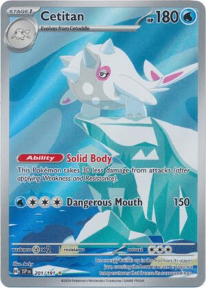 SV Surging Sparks 201/191 Cetitan (Illustration Rare)