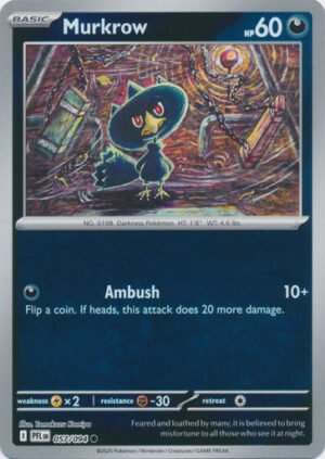 ME Phantasmal Flames 057/094 Murkrow (Reverse Holo)