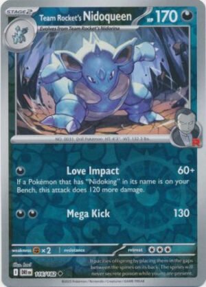 SV Destined Rivals 116/182 Team Rocket's Nidoqueen (Reverse Holo)