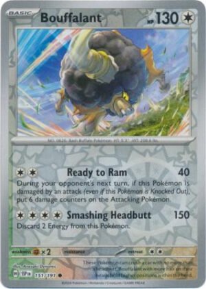 SV Surging Sparks 151/191 Bouffalant (Reverse Holo)