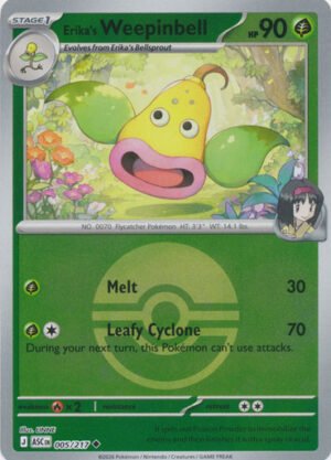 ME Ascended Heroes 005/217 Erika's Weepinbell (Reverse Holo BALL SYMBOL)