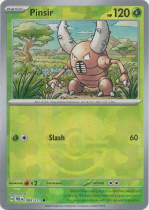 SV Prismatic Evolutions 003/131 Pinsir (POKE BALL Pattern Holo)