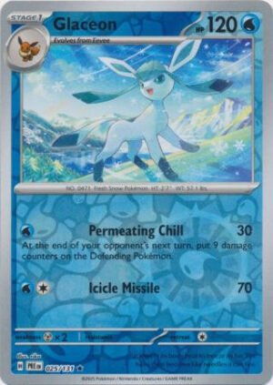 SV Prismatic Evolutions 025/131 Glaceon (Reverse Holo)