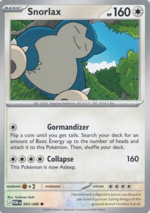 ME Perfect Order 063/088 Snorlax