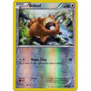 XY Base Set 106/146 Bidoof (Reverse Holo)