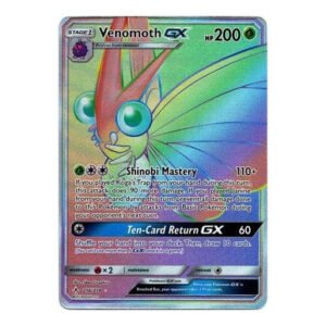 SM Unbroken Bonds 216/214 Venomoth GX (Rainbow Rare)
