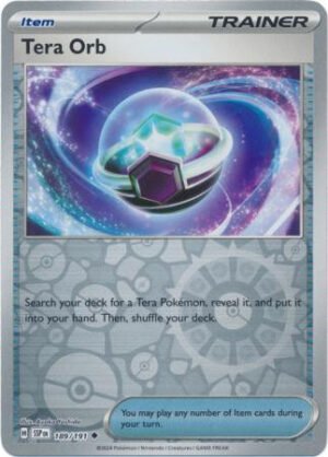 SV Surging Sparks 189/191 Tera Orb (Reverse Holo)