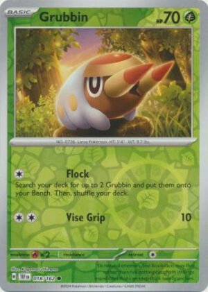 SV Temporal Forces 018/162 Grubbin (Reverse Holo)