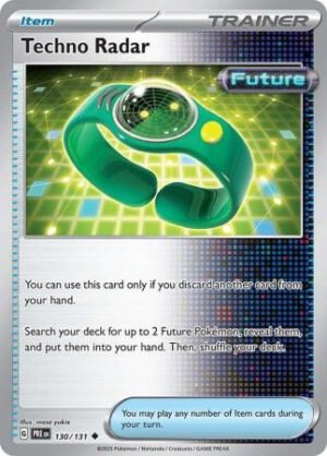 SV Prismatic Evolutions 130/131 Techno Radar