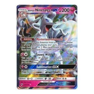 SM Lost Thunder 132/214 Alolan Ninetales GX (Half Art)