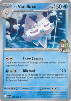 ME Ascended Heroes 051/217 N's Vanilluxe