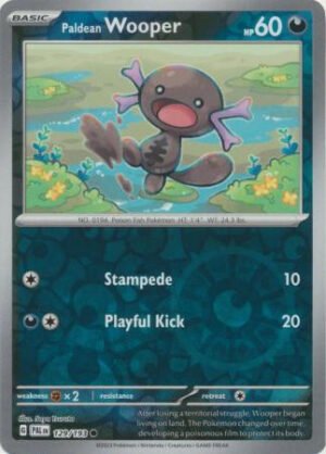 SV Paldea Evolved 129/193 Paldean Wooper (Reverse Holo)