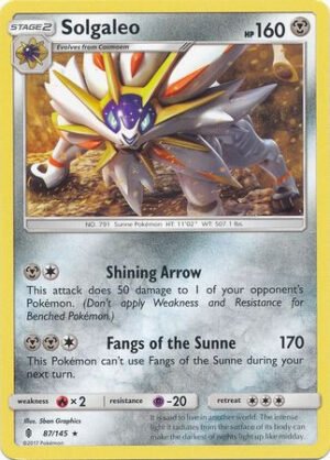 SM Guardians Rising 87/145 Solgaleo (Holo)