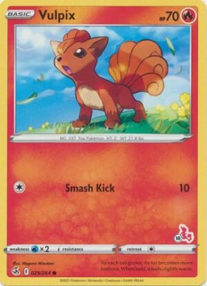 Fusion Strike 029/264 Vulpix (Cinderace Symbol 18)