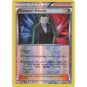 XY Break Through 138/162 Giovanni's Scheme (Reverse Holo)