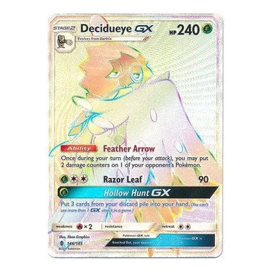 SM Guardians Rising 146/145 Decidueye GX (Rainbow Rare)