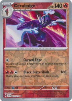 SV Surging Sparks 035/191 Ceruledge (Reverse Holo)