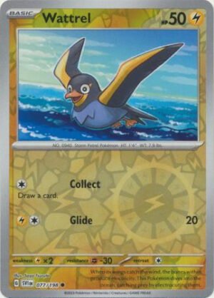 Scarlet & Violet (Base Set) 077/198 Wattrel (Reverse Holo)