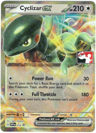 Scarlet & Violet Promo SVP018 Cyclizar ex (Prize Pack League Promo)